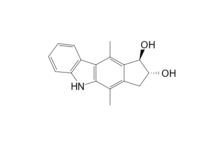 trans-1,2,3,5-Tetrahydro-4,10-dimethylcyclopenta[b]carbazole-1,2-diol