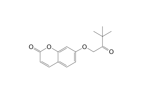 7-(3,3-Dimethyl-2-oxobutoxy)-2H-1-benzopyran-2-one