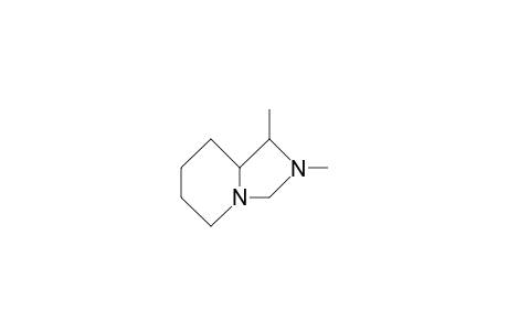 cis-(H-1,H-8A)-1,2-Dimethyl-perhydro-imidazolo(3,4-A)pyridine