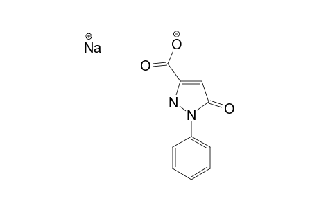4,5-DIHYDRO-5-OXO-1-PHENYL-1H-PYRAZOLE-3-CARBOXYLIC-ACID-SODIUM-SALT;NH-KETO-TAUTOMER;UPY