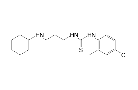 1-(4-chloro-o-tolyl)-3-[3-(cyclohexylamino)propyl]-2-thiourea