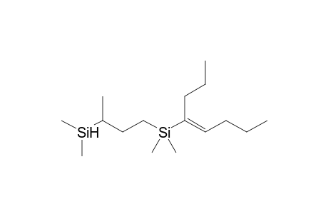 1-{[3'-(Dimethylsilyl)butyl]dimethylsilyl}-1,2-dipropylethylene