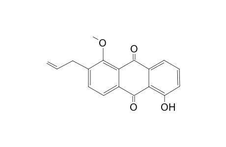 1-Methoxy-2-(prop-2'-enyl)-5-hydroxyanthraquinone