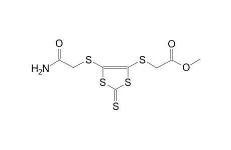 methyl ({5-[(2-amino-2-oxoethyl)sulfanyl]-2-thioxo-1,3-dithiol-4-yl}sulfanyl)acetate