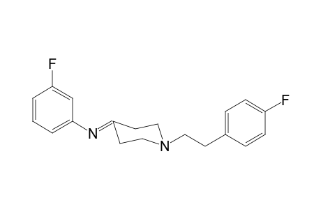 N-(3-Fluorophenyl)-1-[2-(4-fluorophenyl)ethyl]piperidin-4-imine