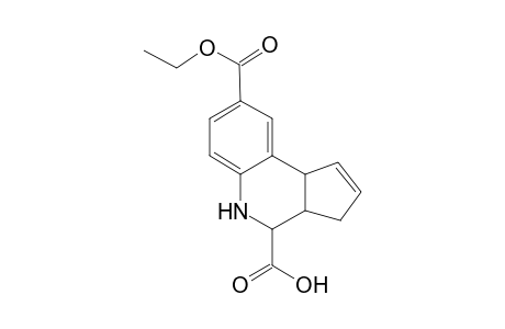 8-carbethoxy-3a,4,5,9b-tetrahydro-3H-cyclopenta[c]quinoline-4-carboxylic acid