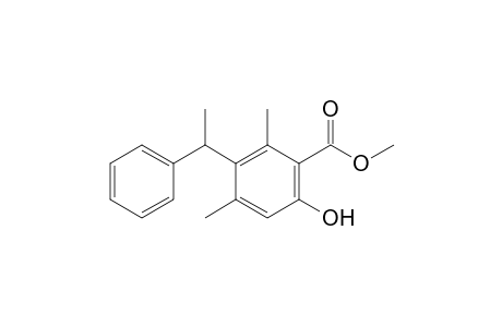 Methyl 3-(1-(4-phenylethyl)-6-hydroxy-2,4-dimethylbenzoate