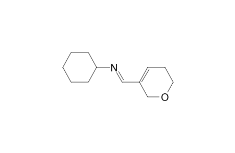 Cyclohexanamine, N-[(5,6-dihydro-2H-pyran-3-yl)methylene]-