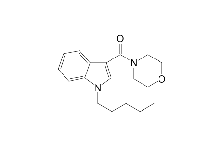 Morpholin-4-yl-(1-pentyl-1H-indol-3-yl)methanone