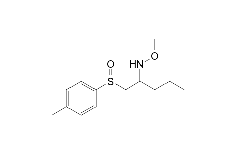 1-Propyl-2-(methoxyamino)-3-(tolylsulfinyl)propane