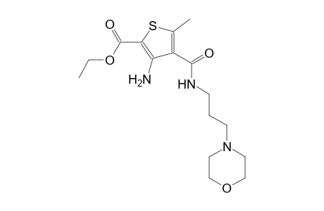 ethyl 3-amino-5-methyl-4-({[3-(4-morpholinyl)propyl]amino}carbonyl)-2-thiophenecarboxylate