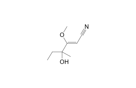 4-Hydroxy-3-metoxy-4-methyl-2-hexenonitrile