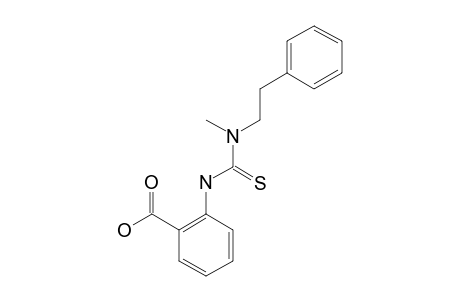 2-[3-METHYL-3-(2-PHENYLETHYL)-THIOUREIDO]-BENZOIC-ACID