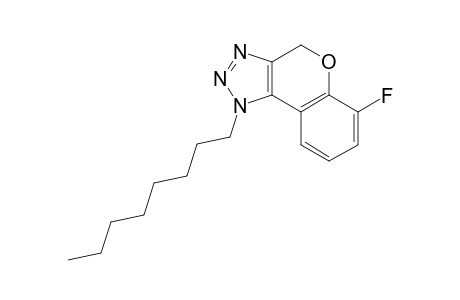 6-Fluoro-1-n-octyl-1,4-dihydrochromeno[4,3-d]-1,2,3-triazole