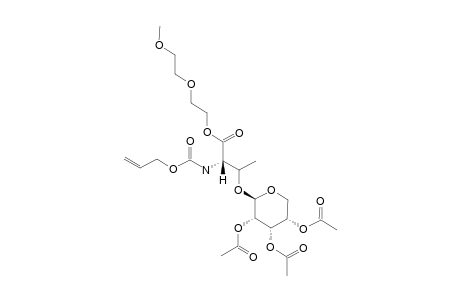 N-(ALLYLOXYCARBONYL)-O-(2,3,4-TRI-O-ACETYL-BETA-D-XYLOPYRANOSYL)-L-THREONINE-(METHOXYETHOXY)-ETHYLESTER