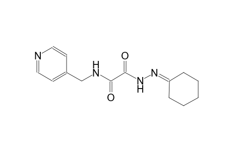 2-(2-cyclohexylidenehydrazino)-2-oxo-N-(4-pyridinylmethyl)acetamide