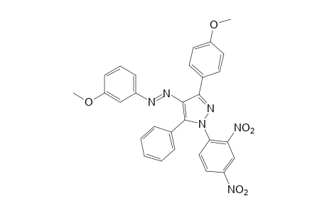 1-(2,4-dinitrophenyl)-3-(p-methoxyphenyl)-4-[(m-methoxyphenyl)azo]-5-phenylpyrazole