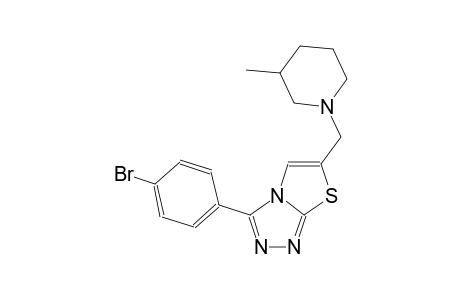 3-(4-bromophenyl)-6-[(3-methyl-1-piperidinyl)methyl][1,3]thiazolo[2,3-c][1,2,4]triazole