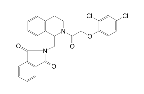 2-[[2-[2-(2,4-dichlorophenoxy)-1-oxoethyl]-3,4-dihydro-1H-isoquinolin-1-yl]methyl]isoindole-1,3-dione