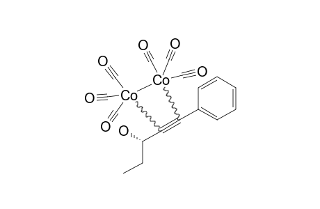 (S)-1-PHENYLPENT-1-YN-3-OL-DICOBALTHEXACARBONYL-COMPLEX