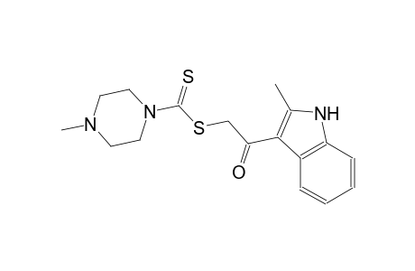 2-(2-methyl-1H-indol-3-yl)-2-oxoethyl 4-methyl-1-piperazinecarbodithioate