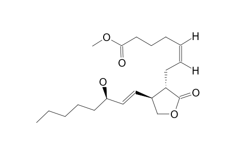 Methyl (5Z,8R(*),12R(*),13E,15R(*))-15-hydroxy-9-oxo-10-oxaprosta-5,13-dienoate