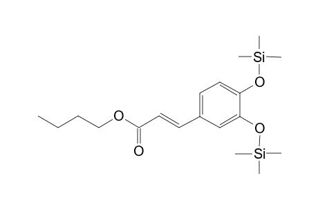 Butyl (E)-caffeate, di-TMS