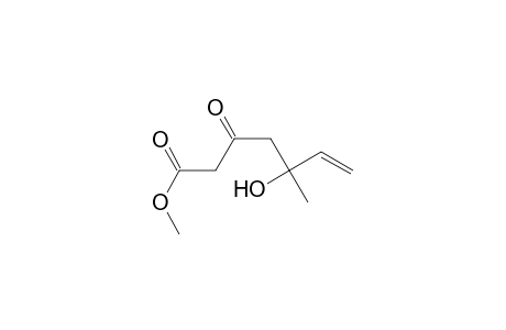 6-Heptenoic acid, 5-hydroxy-5-methyl-3-oxo-, methyl ester