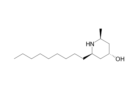 (2S,4S,6R)-2-methyl-6-nonyl-4-piperidinol