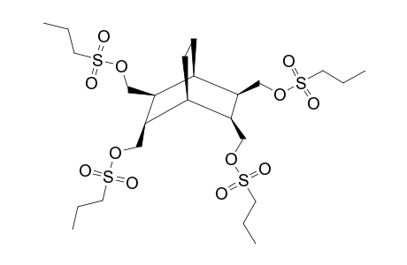 ALL-EXO-2,3,5,6-TETRAKIS-(N-PROPANESULFONYLOXYMETHYL)-BICYCLO-[2.2.2]-OCTANE