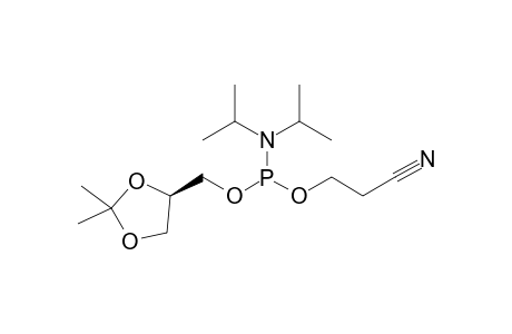 1,2-O-Isopropylidene-sn-glycero-3-(2-cyanoethyl)-N,N-diisopropylphosphoramidite