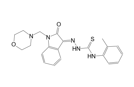 (3E)-1-(4-morpholinylmethyl)-1H-indole-2,3-dione 3-[N-(2-methylphenyl)thiosemicarbazone]