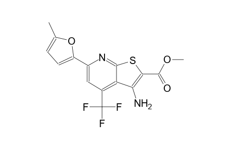 methyl 3-amino-6-(5-methyl-2-furyl)-4-(trifluoromethyl)thieno[2,3-b]pyridine-2-carboxylate
