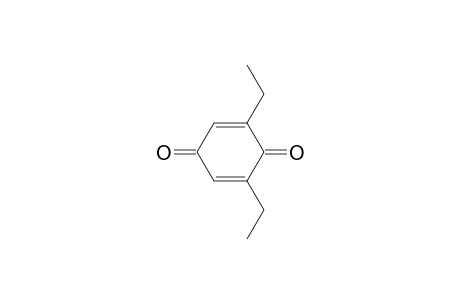 2,5-Cyclohexadiene-1,4-dione, 2,6-diethyl-