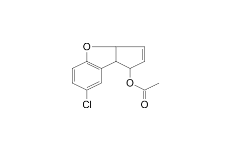 7-Chloro-3a,8b-dihydro-1H-cyclopenta[b][1]benzofuran-1-yl acetate