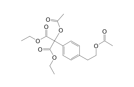 Propanedioic acid, (acetyloxy)[4-[2-(acetyloxy)ethyl]phenyl]-, diethyl ester