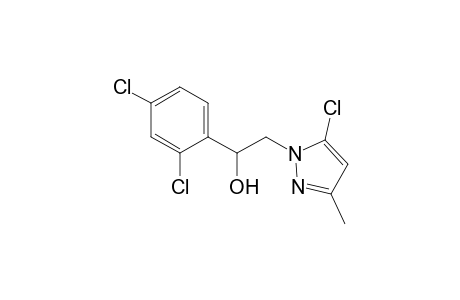 2-(5-Chloranyl-3-methyl-pyrazol-1-yl)-1-(2,4-dichlorophenyl)ethanol