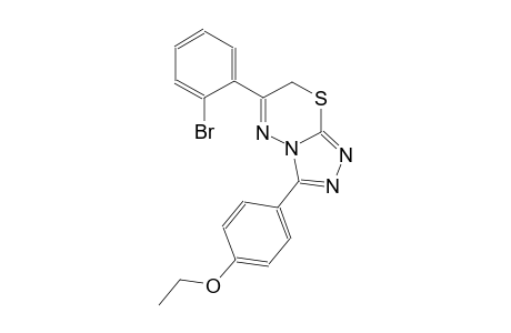 6-(2-bromophenyl)-3-(4-ethoxyphenyl)-7H-[1,2,4]triazolo[3,4-b][1,3,4]thiadiazine