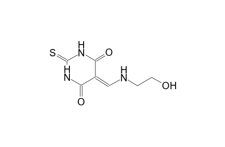 4,6(1H,5H)-pyrimidinedione, dihydro-5-[[(2-hydroxyethyl)amino]methylene]-2-thioxo-