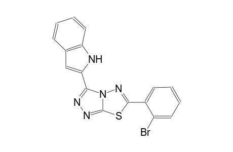 1H-indole, 2-[6-(2-bromophenyl)[1,2,4]triazolo[3,4-b][1,3,4]thiadiazol-3-yl]-