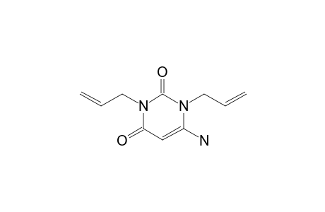 2,4(1H,3H)-Pyrimidinedione, 6-amino-1,3-di-2-propenyl-