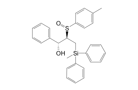 (1R,2R)-3-(Methyldiphenylsilyl)-1-phenyl-2-[(R)-p-tolylsulfinyl)-1-propanol