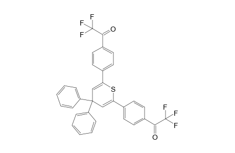 2,6-bis[4'-(trifluoroacetyl)phenyl]-4,4-diphenyl-4H-thiopyran