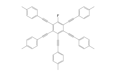 1-Fluoro-2,3,4,5,6-pentakis(4-methylphenylethynyl)-benzene