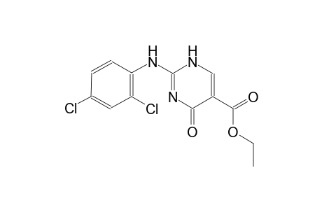 5-pyrimidinecarboxylic acid, 2-[(2,4-dichlorophenyl)amino]-1,4-dihydro-4-oxo-, ethyl ester