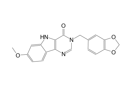 3-(1,3-benzodioxol-5-ylmethyl)-7-methoxy-3,5-dihydro-4H-pyrimido[5,4-b]indol-4-one