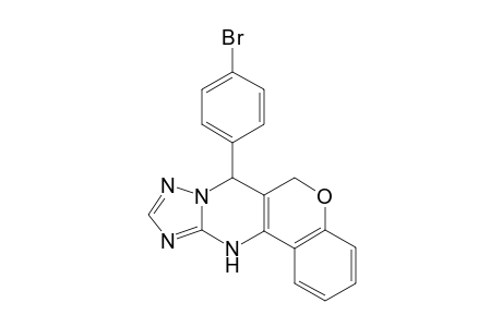 7-(4-Bromophenyl)-7,12-dihydro-6H-chromeno[4,3-d][1,2,4]triazolo[1,5-a]pyrimidine