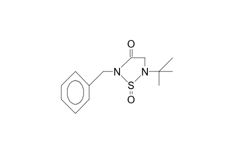 2-Benzyl-5-tert-butyl-1-oxo-1,2,5-thiadiazolidin-3-one