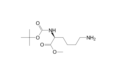 (2S)-6-amino-2-(tert-butoxycarbonylamino)hexanoic acid methyl ester