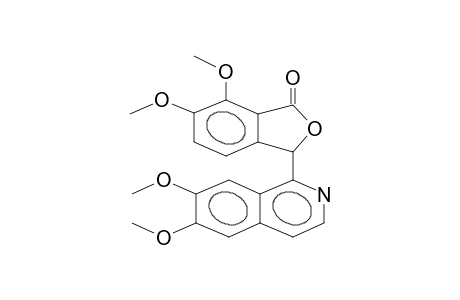 1-[1'-(4',5'-DIMETHOXYPHTHALIDYL)-6,7-DIMETHOXYISOQUINOLINE